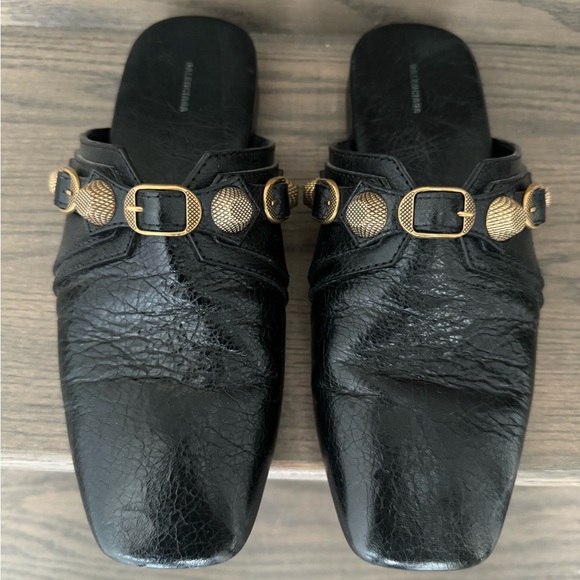 Balenciaga Cargole Stud Embellished Slippers - Picture 4 of 10